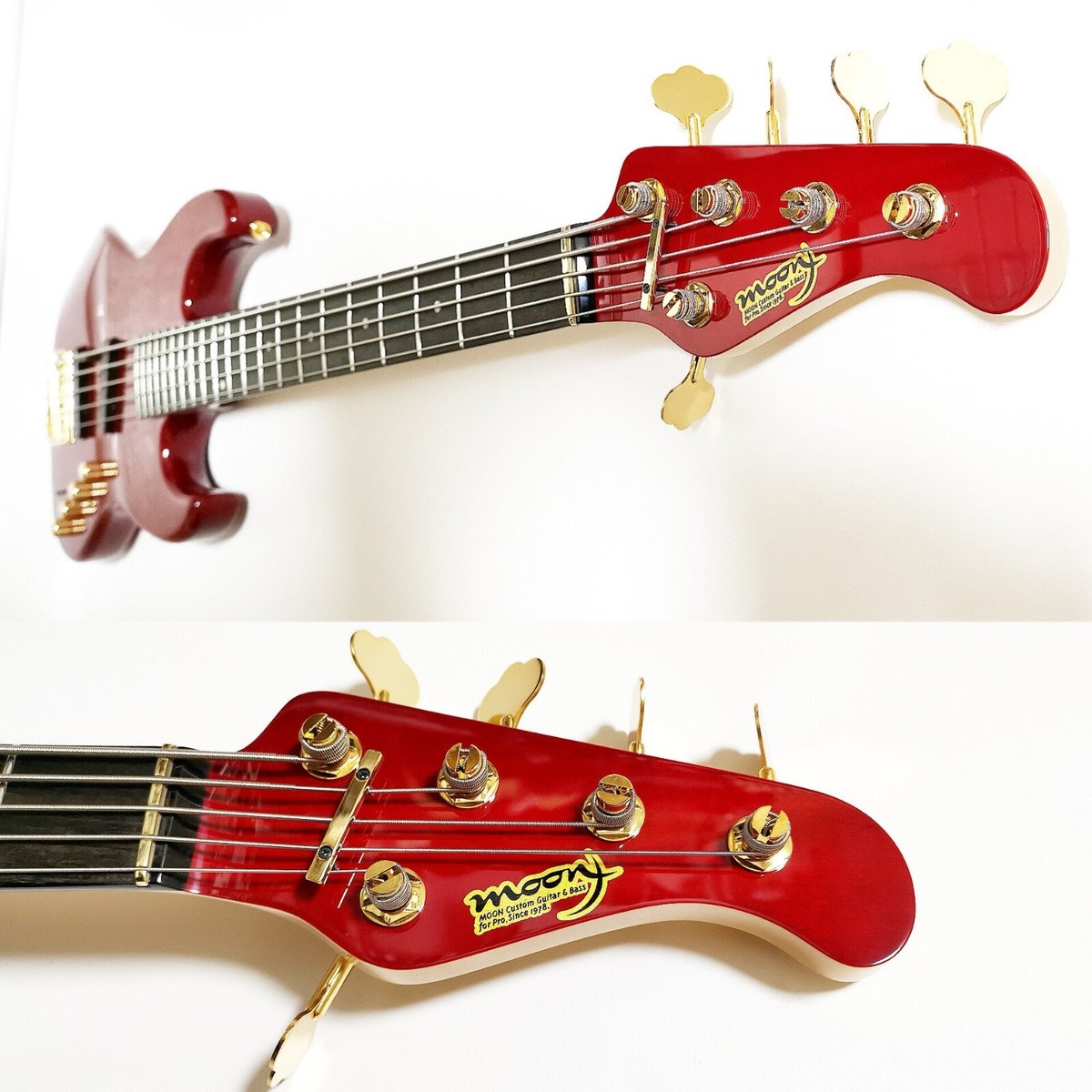 ベース Moon Guitars JJ-230KH Jazz Bass Moon JJ-230KH Fletless Mod【加古川店】