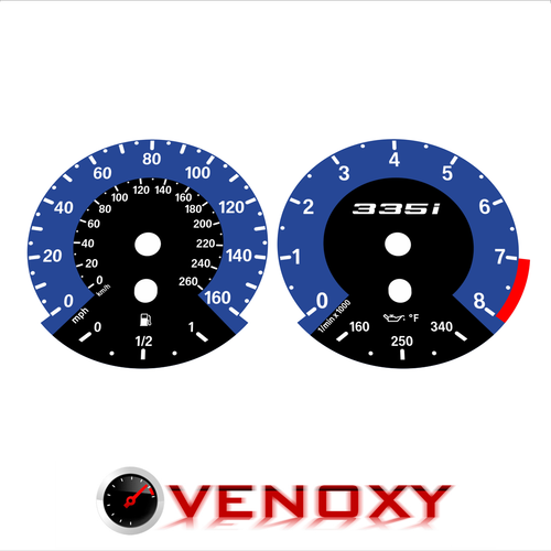 bmw-e90-335i-mph-kmh-dark-blue-rings-f8x-style-custom-gauge-faces