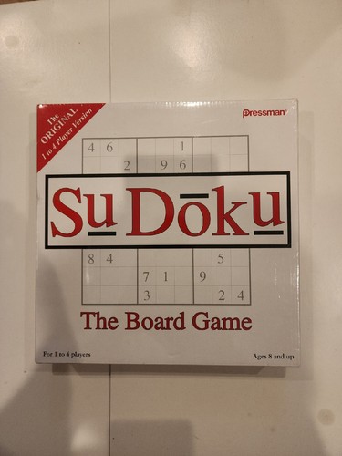 SUDOKU The Board Game 1 to 4 Players Version Pressman The Original NEW - Picture 1 of 2