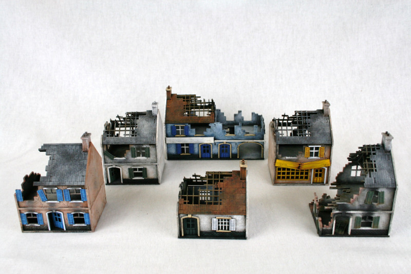 WW2 15 mm bombe endommagé village Set Sarissa Precision WW2 WW2 WW2 15 mm bombe endommagé village Set Sarissa Precision e47ae4