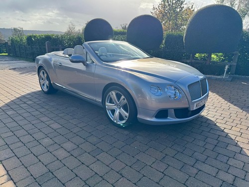 2012 BENTLEY W12 GTC EXTREME SILVER/LINEN 57K MLS FSH STUNNING NICE SPEC CAR - Picture 3 of 23