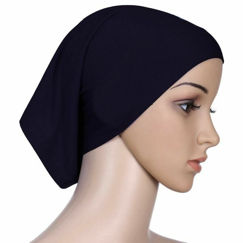 PREMIUM QUALITY Under Scarf Cap Hijab Scarf TUBE BONNET BONE Chemo Hair Wrap 