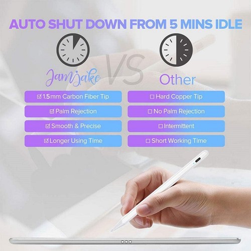 Stylus Pen Pencil For iPad 7th/8th/Mini 5/Pro 11&12.9''/Air 3rd/4th Drawing - Afbeelding 11 van 17