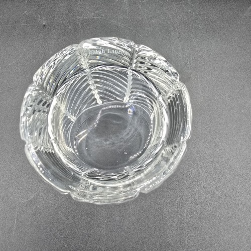 Vaso de whisky de cristal antiguo Ralph Lauren espiga - Imagen 6 de 8