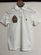 Ralph Lauren polo shirt white with embroidered logo