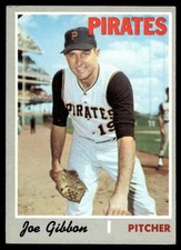 1970 Topps Joe Gibbon Pittsburgh Pirates #517