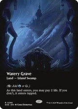 ~ Watery Grave (Borderless) ~ NM ~ Edge of Eternities ~ MTG ~