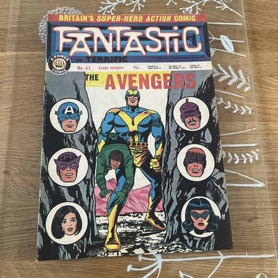 Fantastic Issue No. 61 (1968) Vintage Power Comic Weekly, Rare Marvel US reprint