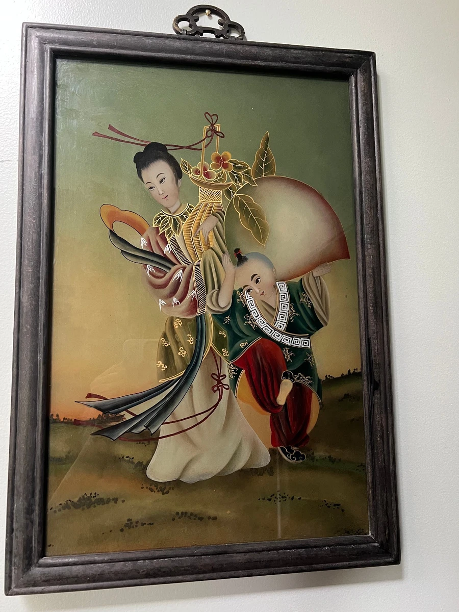 玻璃1900-1940 年中国画作、画卷| eBay