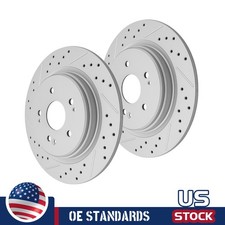 310mm For 2015 2016 - 2020 Acura TLX Rear Drilled Disc Brake Rotors