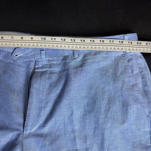 Peter Millar Vitale Barberis Wolle Leinenmischung Anzughose Hose Herren 40 x 28 - Bild 3 von 5