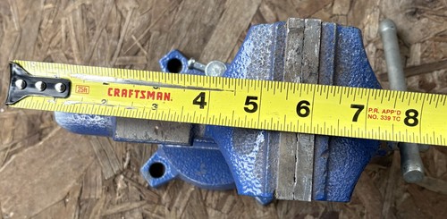 Bench Vise 3,5” ganasce – usato pochissimo, porcellana - Foto 5 di 9