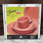 Fiesta Ware Flamingo 830 335 RETIRED 5 Piece Place Setting / NEW IN BOX