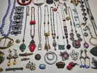 Huge Antique/vintage Jewelry Lot Rare Art Deco Victorian Czech Gold Filled 50 Pc