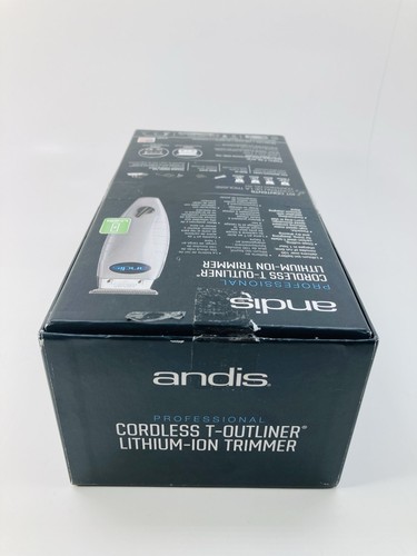 Recortadora de pelo y barba profesional con cable/inalámbrica Andis 74000, hoja T-Outliner - Imagen 14 de 14