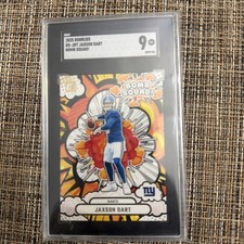 2025 Donruss Jaxson Dart Rookie Card #BS-JDT BOMB SQUAD! Giants RC SGC MT 9