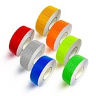 7 Rolls of 7 Colors High-Visibility Reflective Tape - 1 inch x 10 feet 