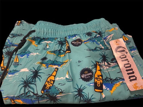 CORONA ISLAND Board SHORTS 7” SWIM TRUNKS 3XL - (48/50) Pool Party Beach Beer - Picture 5 of 14
