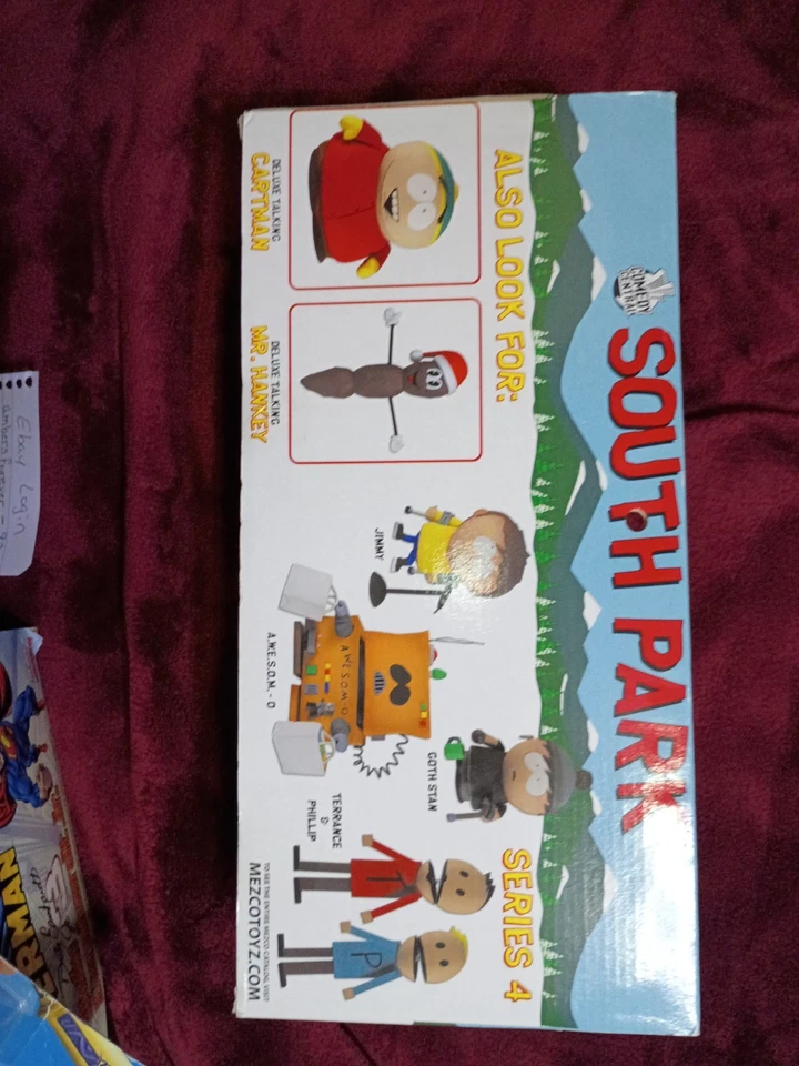 老式 2006 年 Mezco 南方公园系列 4 件套卡特曼 Kenny Stan Kyle 公仔和盒子 — 第 3/4 张图片