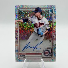 Marco Raya 2020 Bowman Chrome Draft SPARKLE Refractor 1ST AUTOGRAPH #CDA-MR /71