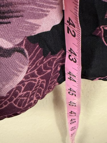 Mlle Gabrielle Dress Womens 3X Purple Floral Sleeveless Button Front Midi 615e - Picture 8 of 10