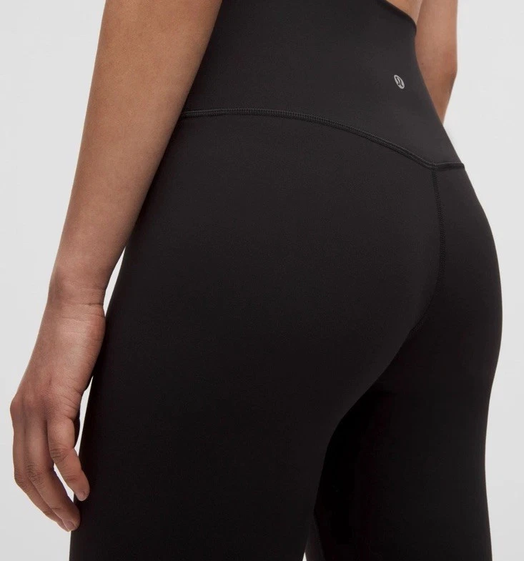 Medias negras de tiro alto Lululemon talla 2 Align No Line Foto 2 de 3