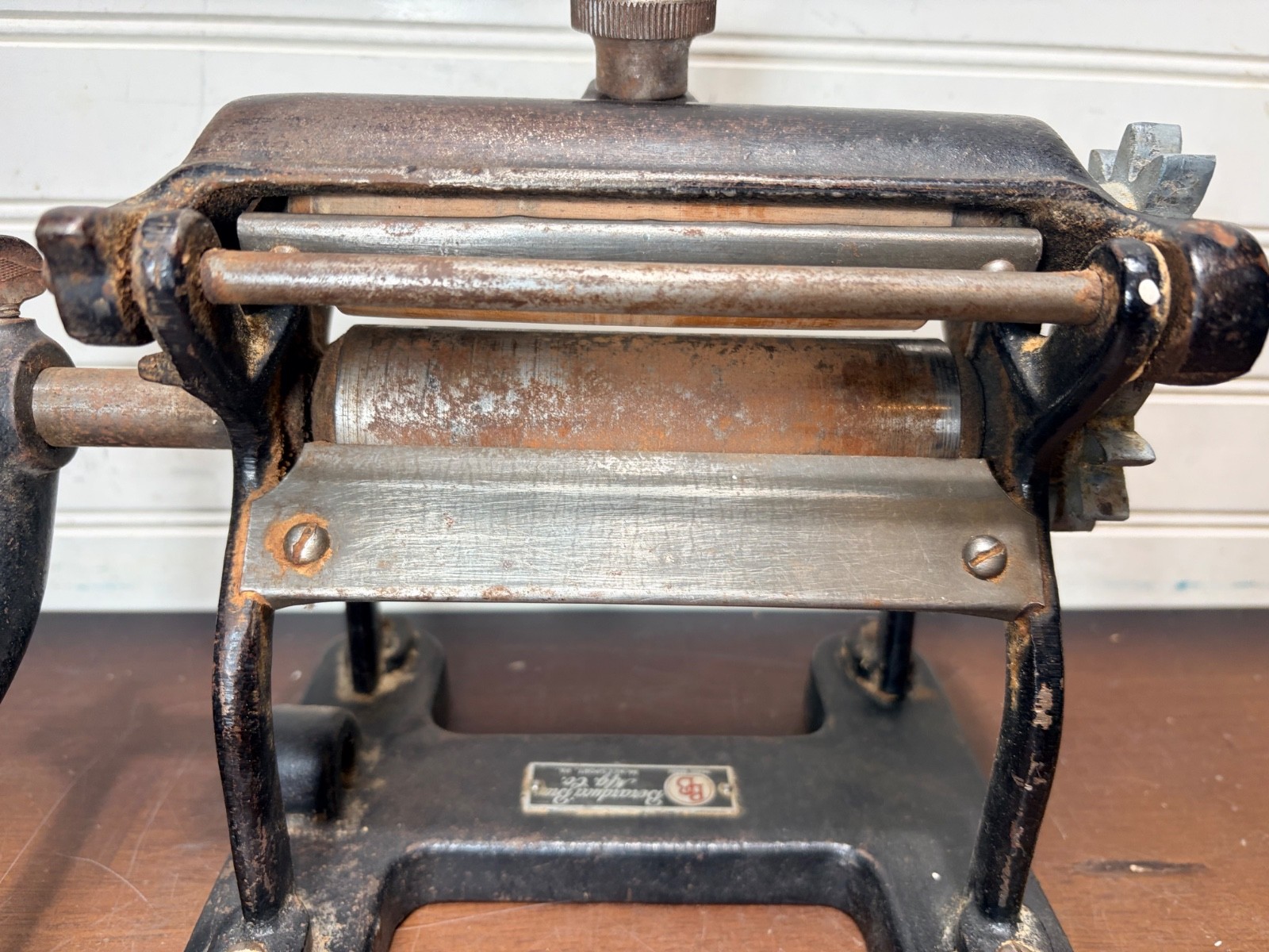 Vtg  Berarducci Bros Cast Iron Hand Crank Pasta Noodle Maker & accessories