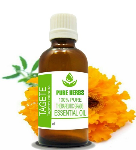 Aceite esencial Pure Herbs Tagete 100 % puro y natural Tagetes minuto - Imagen 13 de 15