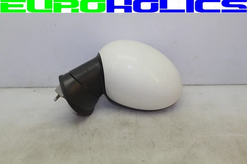 Mini Cooper R56 07-13 Left Driver Side Exterior Power Door Mirror WHITE