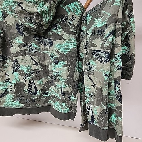 Nike Kid Youth Camouflage Track Suit Size Youth XL Hoodie / Large Pants - Picture 12 of 23