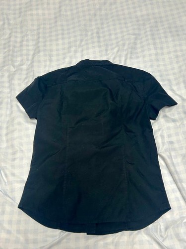 Camisa Vivienne Westwood con Volantes en Forma de Corazón Negra USADA de Japón #T0198 - Imagen 7 de 10