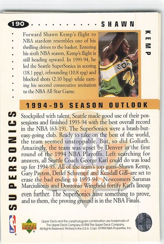 Shawn Kemp Cards 🏀 - Base Cards, Inserts, etc. - You Pick - 2 CARD MINIMUM! - Picture 139 of 305