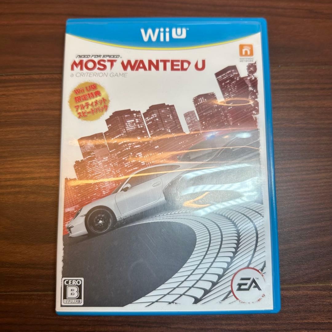 Need for Speed ​​Most Wanted U Nintendo Wii U Used Japanese Ver