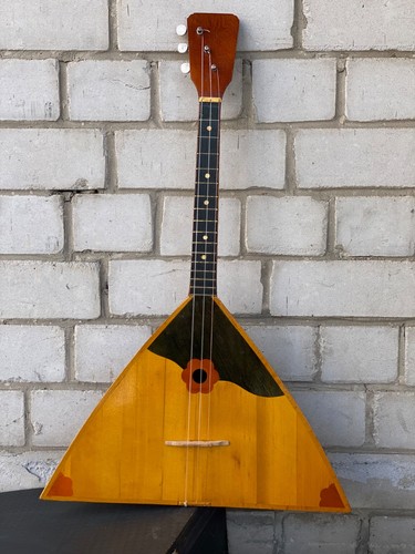 Balalaika Prima Vintage Original Sowjetzeit Volksinstrument. Leningrad - Bild 4 von 23