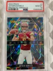 2024 PANINI PRIZM PRIZMATIC GREEN ICE #3 JAYDEN DANIELS ROOKIE RC PSA 10