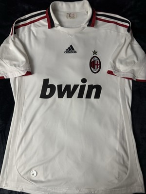 2009/2010 Adidas AC Milan Away Jersey Ronaldinho #80 (Men's
