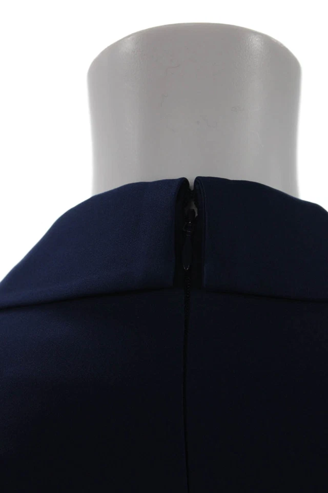 Blazer Badgley Mischka Mujer Azul Oscuro Cuello Manga Larga Talla 16 Foto 4 de 4