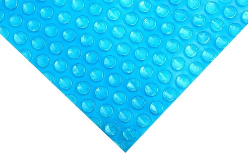 Elegant Blue Pool Solar Blanket - 16' x 32' Heat Retention with Geometric Design - Picture 11 of 11