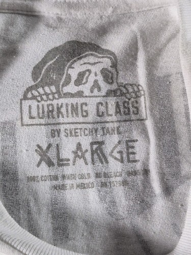 New With Tags Lurking Class by Sketchy Tank Joker Wild Life White Tshirt Size XL - Picture 8 of 11