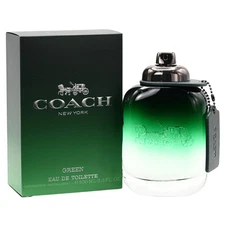 Coach Green by Coach cologne for men EDT 3.3 /3.4  oz New in Box