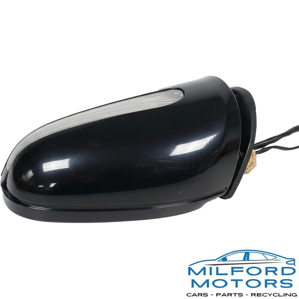Black Driver Side View Mirror Fits 2000-2002 Mercedes-Benz S-Class Sedan 5.0L - Image 4 of 4