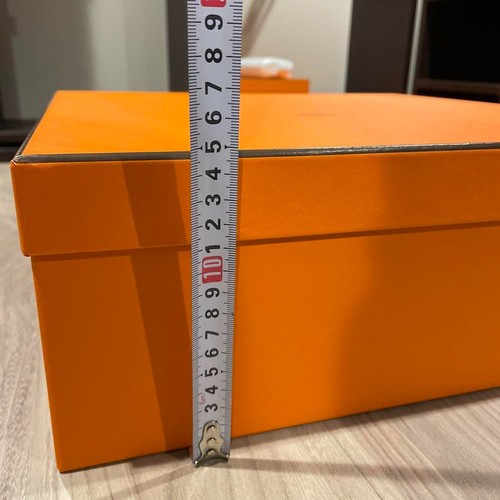 Hermes Leerkarton orange Geschenkbox 43x43x14,5cm USA inkl. Tarif - Bild 6 von 8