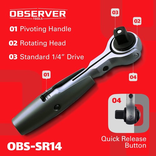 Dual Flex Drive Ratchet for Socket Set Tool Set with 72 Teeth - Rotating Hand... - Picture 7 of 8