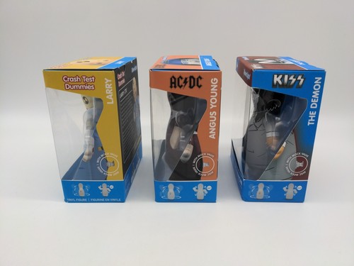 3X BLOWN UPS! “Vinyl Figures AC/DC-KISS Angus Young/The Demon/Larry New In Box!! - Picture 5 of 11