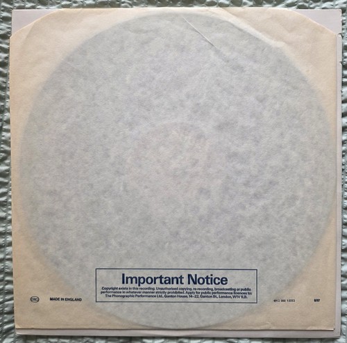 Sting – Nothing Like The Sun 2LP AMA 6402 MINT + Hype Sticker & Print - Picture 9 of 15