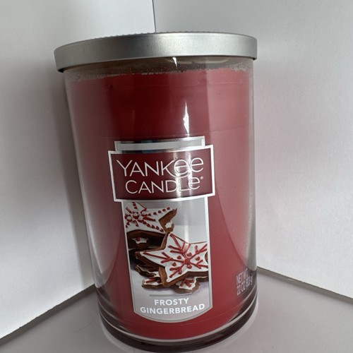 Yankee Candle Frosty Gingerbread Duft Classic 22oz großes Glas Doppeldocht