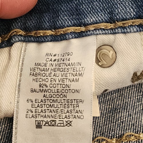 TRUE RELIGION GENO Relaxed SLIM Size 32 Men's DENIM Light Wash JEANS Big Flap - Picture 12 of 23