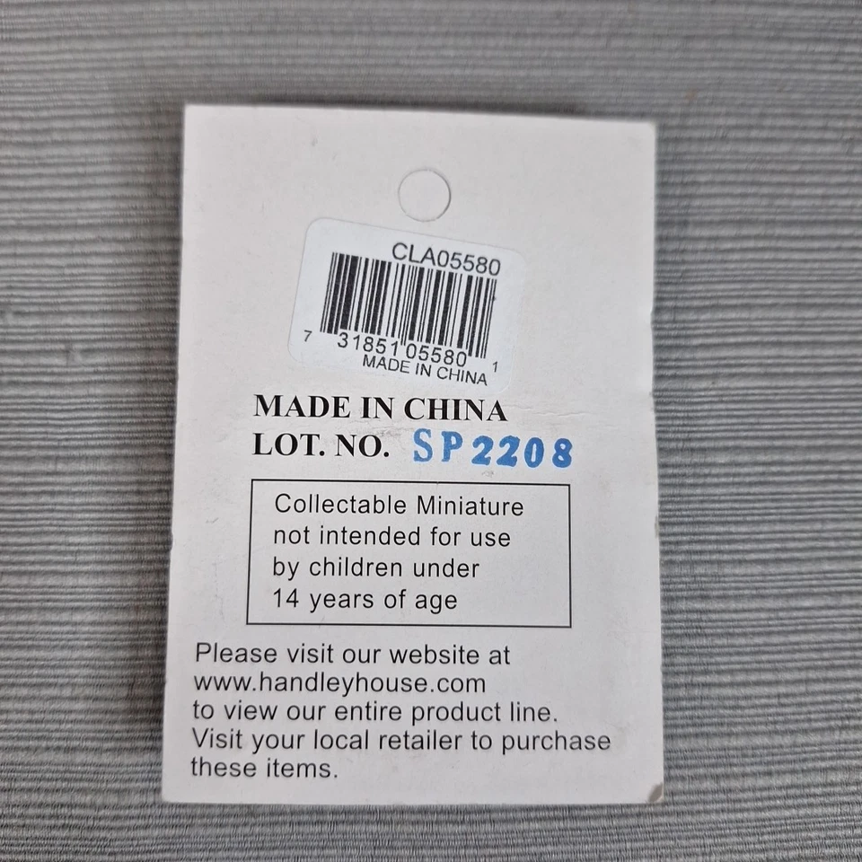 Classics by Handley Miniature Door Handle 2 piece Dollhouse 1:12 New in Pkg - Image 3 of 4