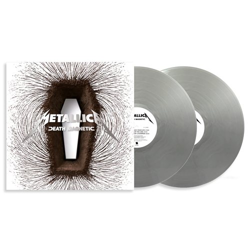 Metallica - Death Magnetic - Limited Edition Magnetic Silver Vinyl LP Auflösung!