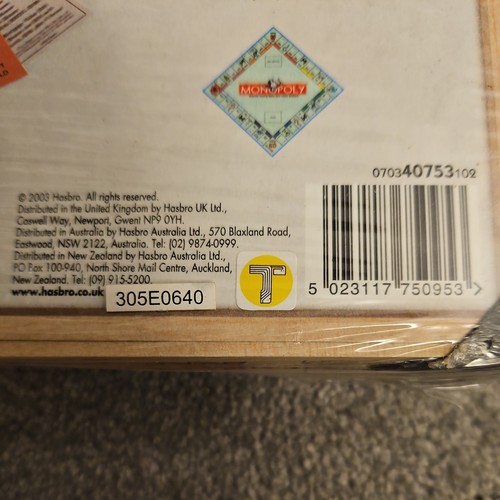 Monopoly Nostalgic Wooden Box Edition (2003) Hasbro Parker - BRAND NEW & SEALED - Picture 7 of 9